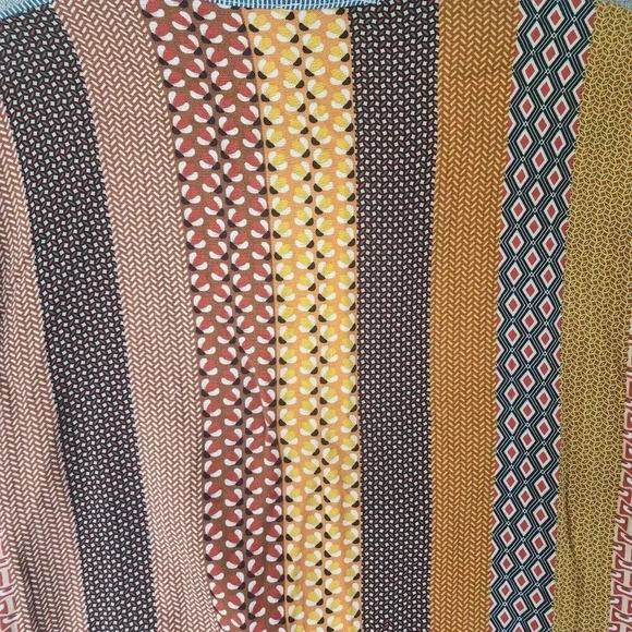 Nina Kendosa Paris Button Down Shirt Women's Medium Multicolor Oversized - Picture 7 of 8